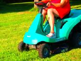John deere traktoriukas-zoliapjove su krepsiu