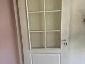 Baltos vidaus durys su staktomis - nuotraukos Nr. 2