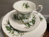 Royal Albert Trillium kaulinio porceliano trio - nuotraukos Nr. 7