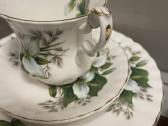 Royal Albert Trillium kaulinio porceliano trio - nuotraukos Nr. 8