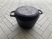 Ketaus puodas su dangčiu keptuvė 26 cm skersmens - nuotraukos Nr. 3