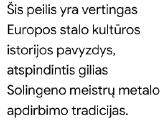 Senovinis vokiškas P.iska paauksuotas peilis - nuotraukos Nr. 14