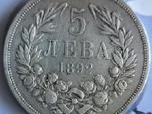 1892 Bulgarija 5 levai - nuotraukos Nr. 2