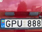 Parduodami numeriai kartu su automobiliu