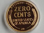 Joe Biden Zero Cents Novelty Penny Coin - nuotraukos Nr. 2