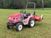 Mini traktorius Yanmar Ke-2d (12 Ag, su freza)