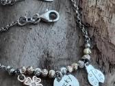 Itališka sidabrinė apyrankė-talismanas
