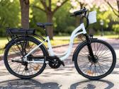 Moteriskas elektrinis dviratis Elvia 28 colių - nuotraukos Nr. 2