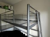 Ikea metalinė lova (tik 2 aukštas) su kopečiomis - nuotraukos Nr. 2