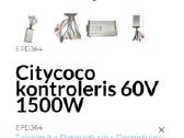 Kontroleris 60w elektrinio moto. - nuotraukos Nr. 3