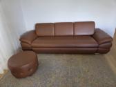 "Magrės baldai" sofa (su miegama dalimi)+pufas
