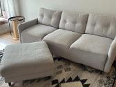 Sofa su pufu - nuotraukos Nr. 2