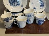 Royal Copenhagen Blue Flower espresso setas 6 asm
