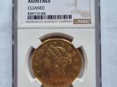 20 Dolerių 1889m Auksas