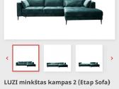 Minkštas kampas sofa Luzi su miego funkcija - nuotraukos Nr. 4