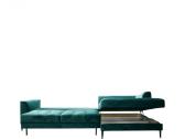 Minkštas kampas sofa Luzi su miego funkcija - nuotraukos Nr. 6
