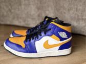 Jordan 1 mid lakers kedai
