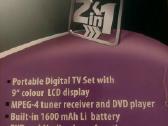 Nešiojamas 9 LCD TV Dvd CD Usb Sd - nuotraukos Nr. 2
