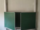 Trijų dalių profesionali mokyklinė lenta su bėgeli - nuotraukos Nr. 4