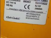 Sodo traktoriukas cub cadet cc114ta - nuotraukos Nr. 5