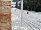 Rusty stiliaus vazonaigirnapusiu akmeninis stulpas - nuotraukos Nr. 2