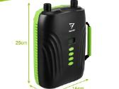Akumuliatorinė irklentės pompa – iki 20psi 4000mah - nuotraukos Nr. 2