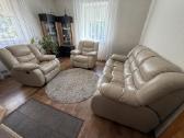 Sofa ir du foteliai