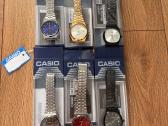 Casio laikrodžiai, nauji su etiketėmis.