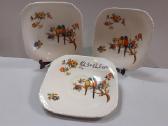 Tarpukario Art Deco indai Crown Stafordshire 1930m - nuotraukos Nr. 3