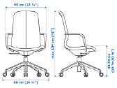 Patogi kėdė su porankiais - ergonominė - nuotraukos Nr. 2