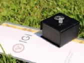 3.68ct 585 balto aukso deimantinis ziedas Igi - nuotraukos Nr. 9