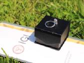 3.68ct 585 balto aukso deimantinis ziedas Igi - nuotraukos Nr. 10