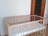 Supama vaikiška lova su čiužiniu - nuotraukos Nr. 2