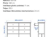 Ikea 8 stalčių Komoda (Nauja) - nuotraukos Nr. 3