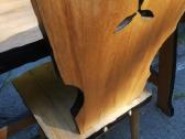 Meistro gamintas 107x70 ąžuolo stalas ir kėdė - nuotraukos Nr. 11