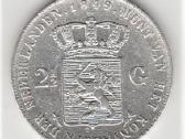 1849 Nyderlandai 2,5 guldeno - nuotraukos Nr. 2