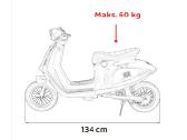 Vaikiškas elektrinis motoroleris ,Vespa retro'' - nuotraukos Nr. 21