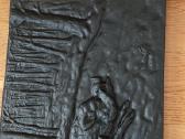 Didelis metalinis paveikslas bareljefas Šernai - nuotraukos Nr. 6