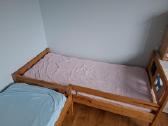 Dvi lovos paaugusiam vaikui, čiužiniai 70 ant 160 - nuotraukos Nr. 3