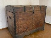 Autentiška medinė senovinė skrynia (rustic / vinta - nuotraukos Nr. 6