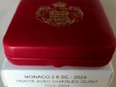 Proginė 2 eur moneta Monakas 2024 (Karolis V) - nuotraukos Nr. 3