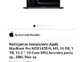 MacBook Pro M5, 14-inch, Space Black - nuotraukos Nr. 3