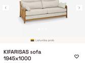 Sofa Kiparisas 1945x1000mm - nuotraukos Nr. 4