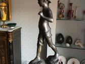 Bronzinė Giovanni de Martino Skulptūra, Berniukas - nuotraukos Nr. 6