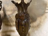 2 Art Nouveau stiliaus Vazos marmur.,bronz. metal. - nuotraukos Nr. 12