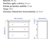 Hemnes komoda - nuotraukos Nr. 4