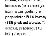 Moteriškas auksinis laikrodis kulonas - nuotraukos Nr. 16