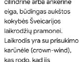 Moteriškas auksinis laikrodis kulonas - nuotraukos Nr. 14