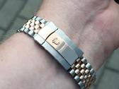 Rolex Datejust 2 tone everrose chocolate laikrodis - nuotraukos Nr. 3