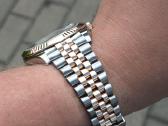 Rolex Datejust 2 tone everrose chocolate laikrodis - nuotraukos Nr. 4